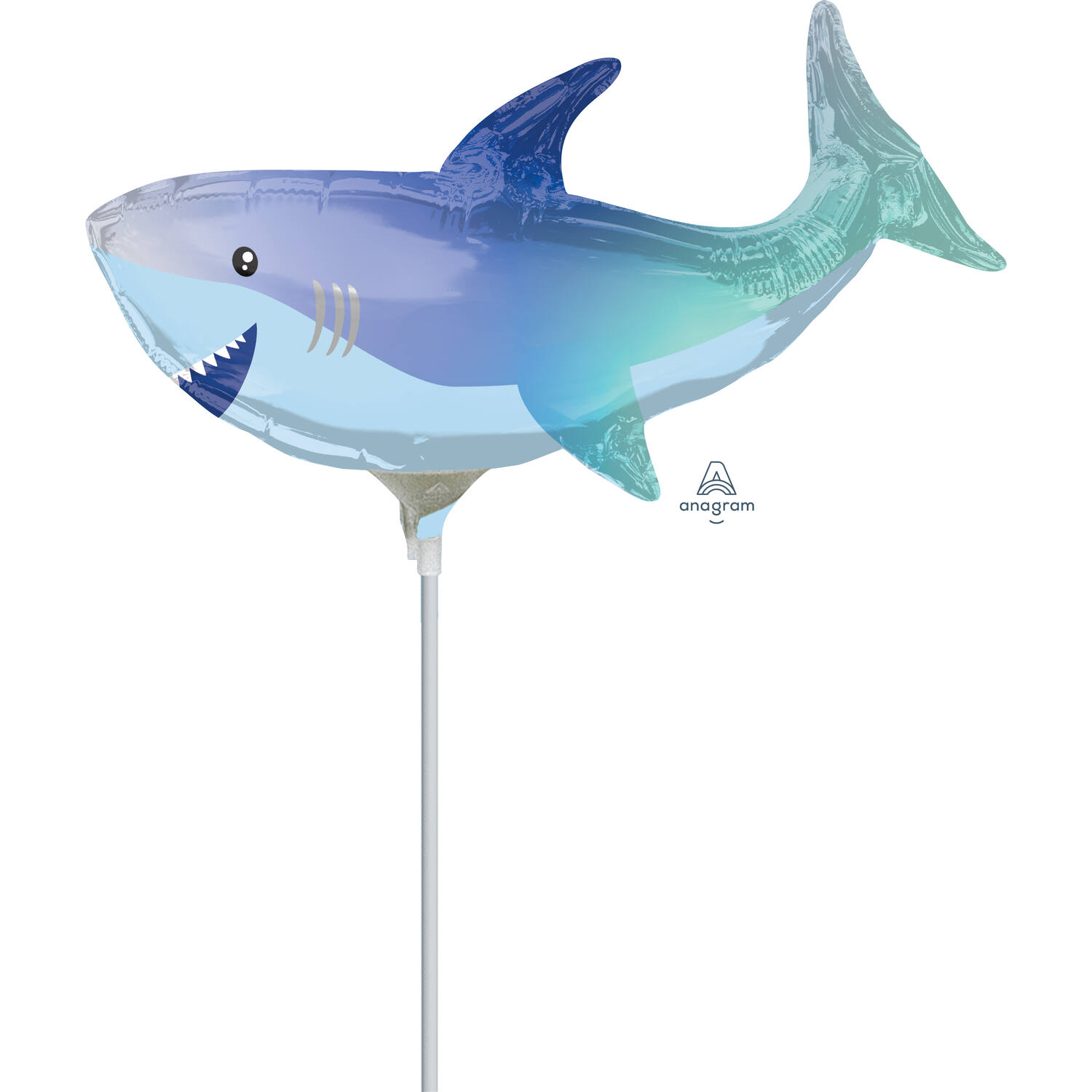 Foil Balloon - Mini Shape - Shark - 23 cm